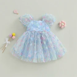 Toddler Baby Girl Birthday Outfit Princess Dress 3D Butterfly Tulle Dress Fairy Cosplay Party Tutu Dresses