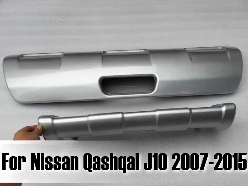 

Car For Nissan Qashqai J10 2007-2015 Styling Sticker ABS Front+Rear Bumper Skid Protector Guard Plate
