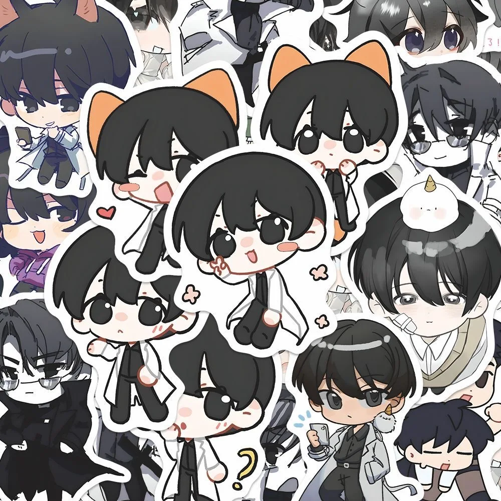 110 ورقة من ملصقات Q الإصدار التنكرية من منظور القراء متعدد العلوم، كارتون جديد لطيف ذهبي فقط ابن ليو تشونغه #2