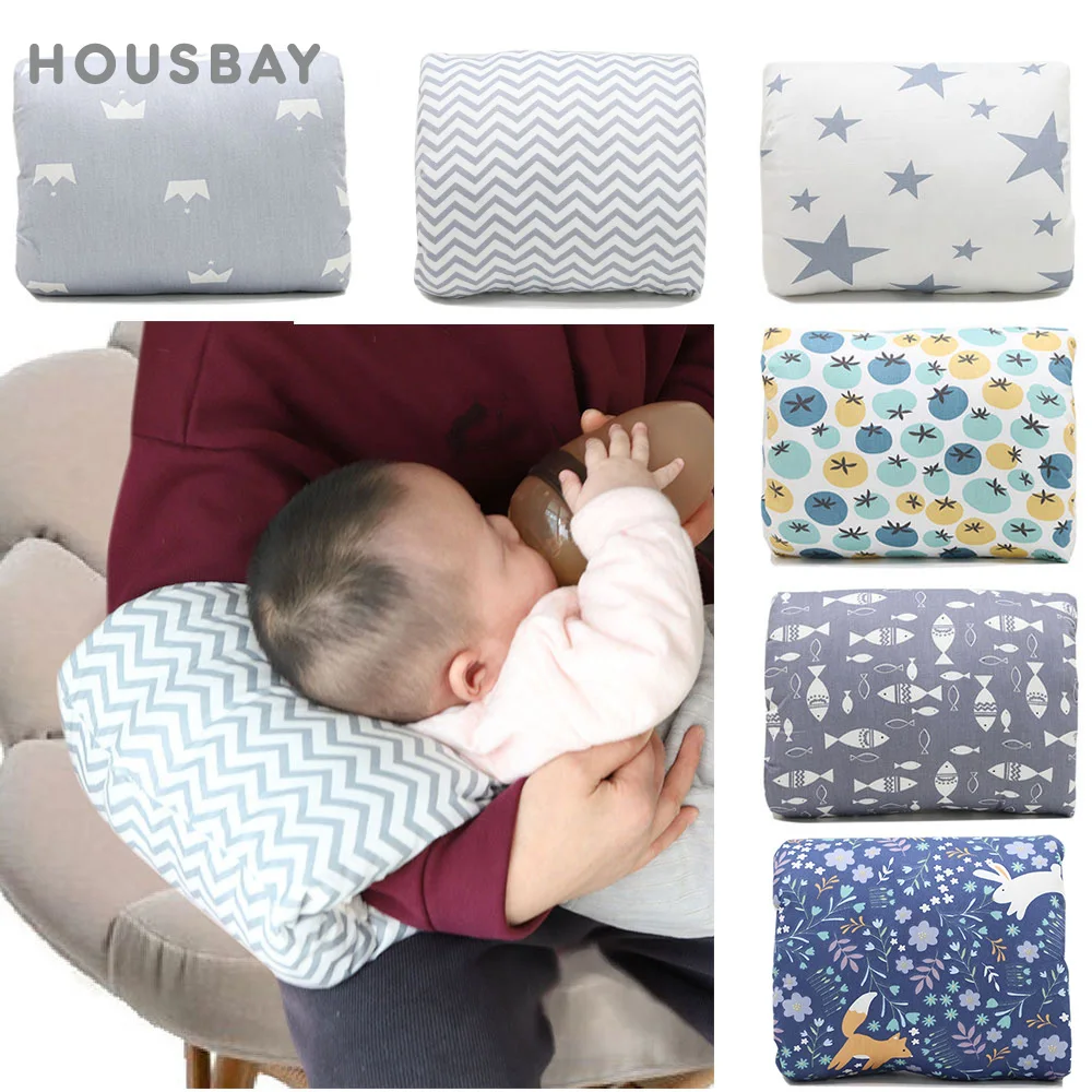 

Baby Pillow Maternity Mommy Nursing Arm Pillow Cartoon Breastfeeding Cushion Soft Cotton Thick Arm Pad For Baby Feeding