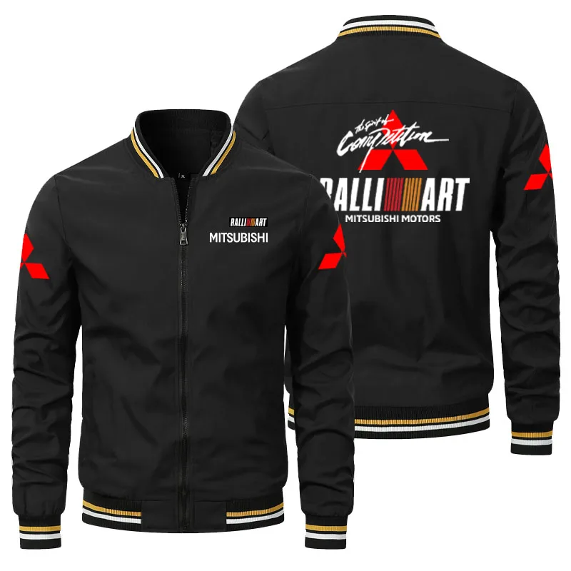 2025 เสื้อแจ็คเก็ตมอเตอร์ไซค์สำหรับผู้ชายของมิตซูบิชิฤดูใบไม้ผลิและฤดูร้อนแฟชั่นการพักผ่อนกลางแจ้งเสื้อแจ็คเก็ตกีฬาซิปเสื้อผ้าป้องกันแสงแดด