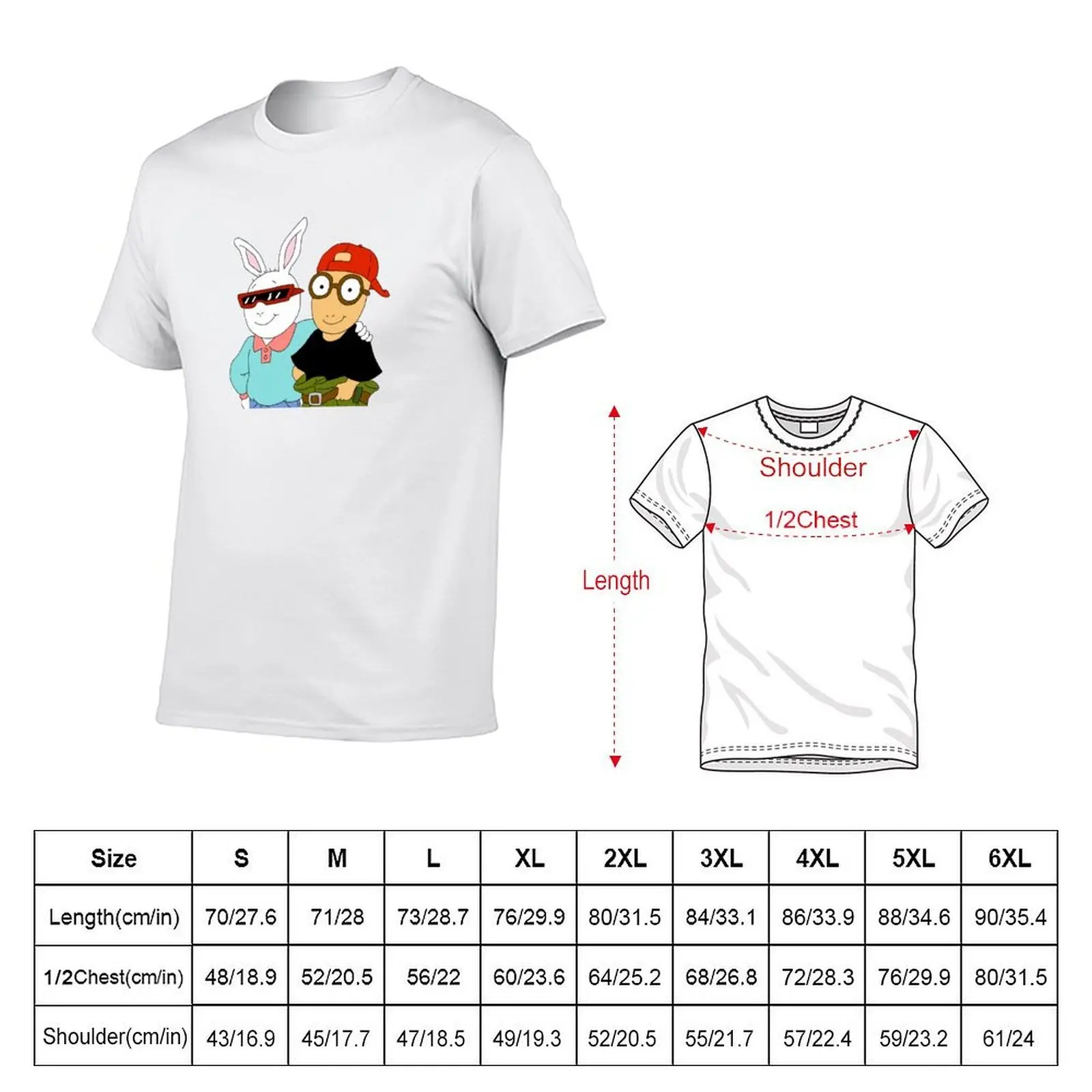 Arthur and Buster trying to “fit in” T-Shirt t shirts for man graphic funny t shirt custom print T-Shirt