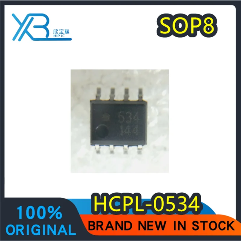 

(5/50 pieces) HCPL-0534 SMD SOP8 Silkscreen 0534 534 Brand new authentic high speed optocoupler isolator Spot delivery fast