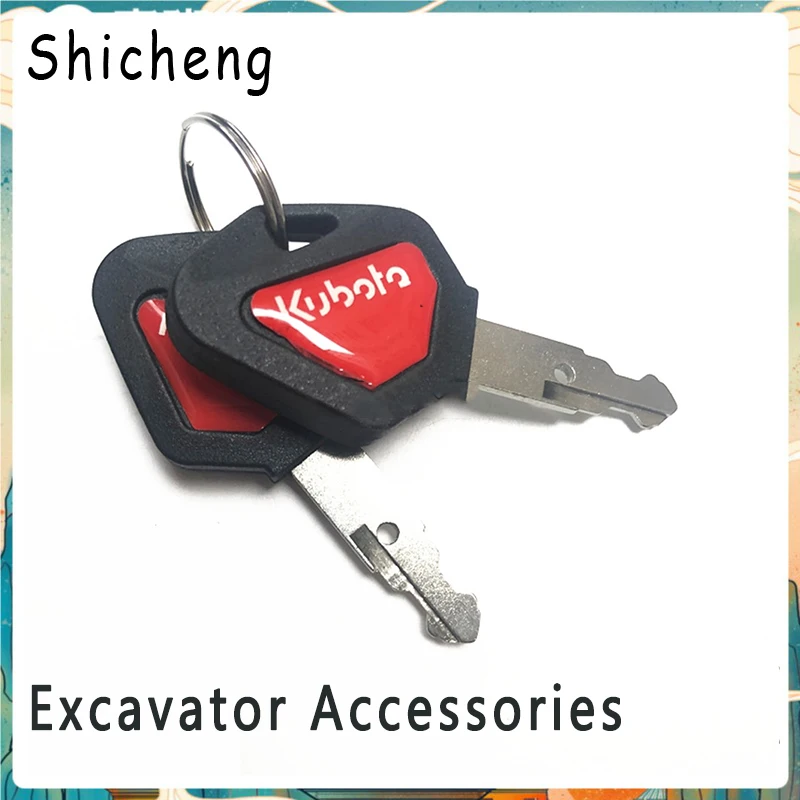 

Key Ignition Key Start Key Excavator Cab Door Key Excavator Accessories For Kubota U15/30/50/60/155/161/163