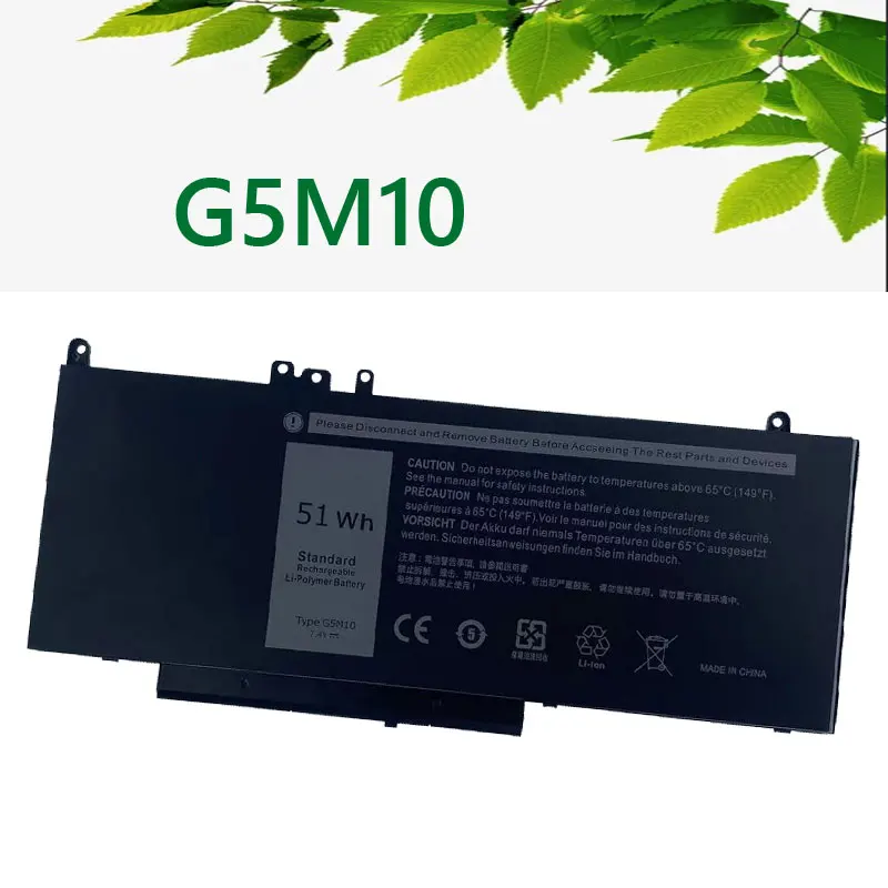 

G5M10 Laptop Battery For DELL Latitude E5250 E5450 E5550 Sereis