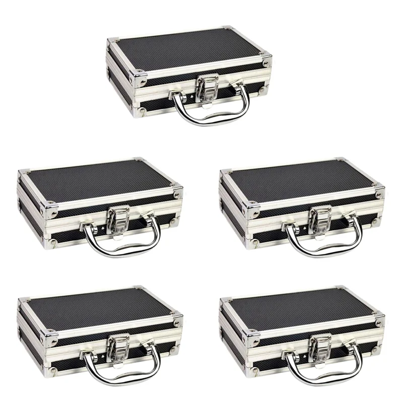 AC88-5X Aluminum Alloy Toolbox Accessories Storage Box Practical Aluminum Suitcase Portable Handle Small Toolbox Storage Box