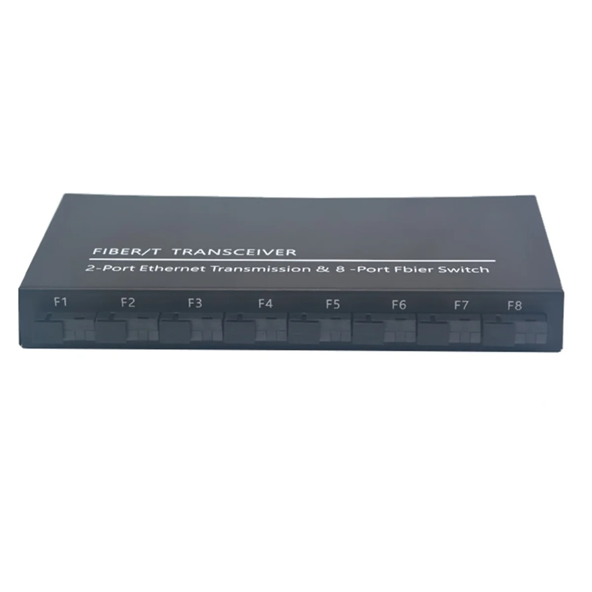 Gigabit Ethernet Switch Fiber Optical Switch 8 SC Fiber Port 2 1000M RJ45 Industrial Grade SC Converter 8F2E US Plug