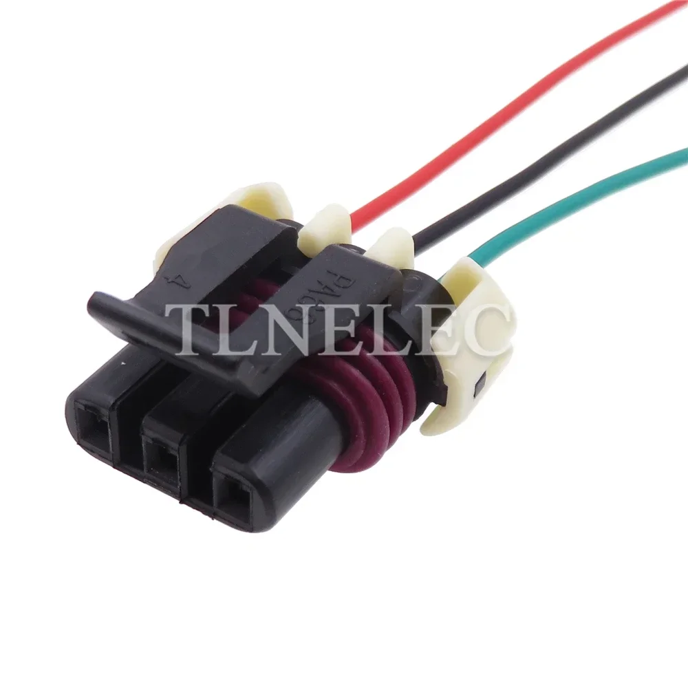 3 Pin Way Car Wire Cable Socket With Wires Automotive Crank Engine Speed Sensor Waterproof Connectors 12129946 12059595