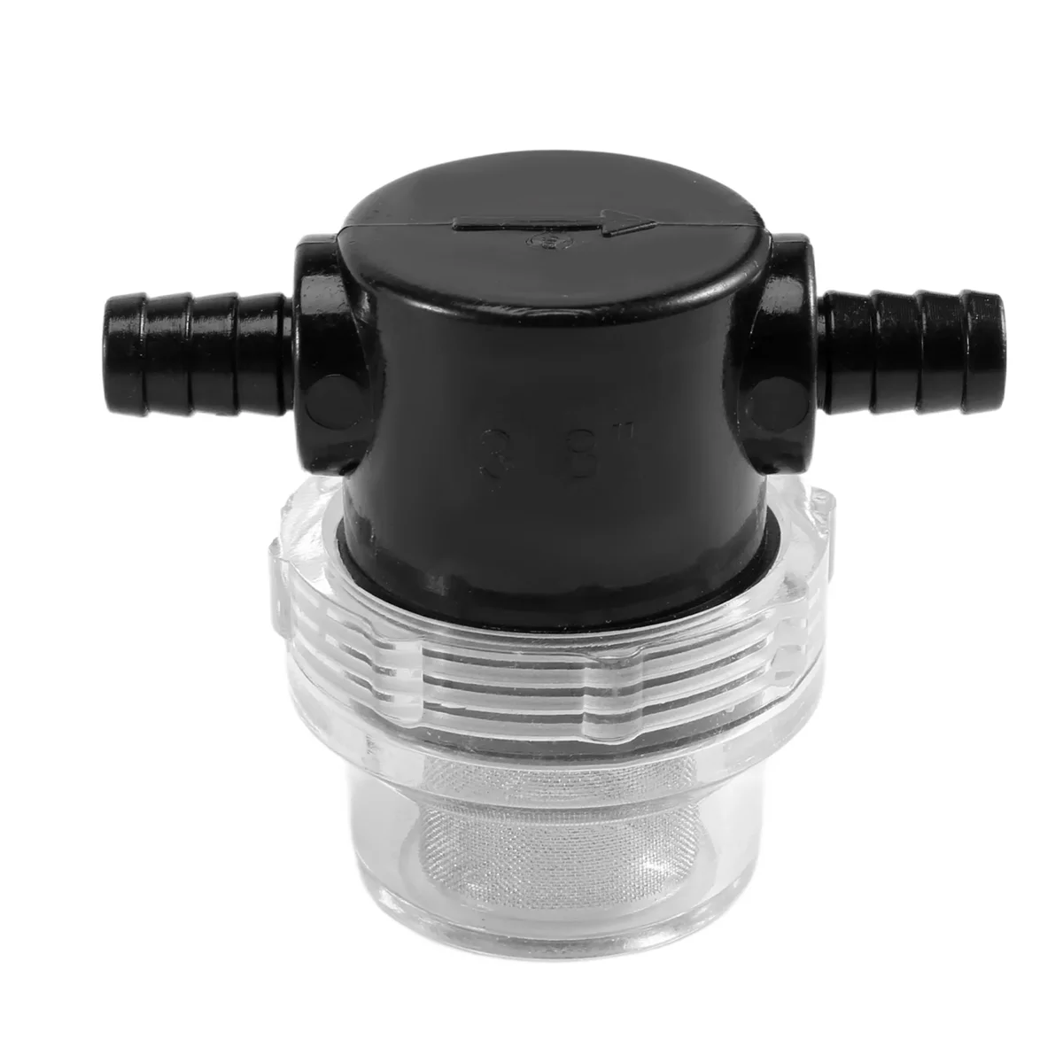 Water Pump Strainer,3/8 Inch Hose Barb In-Line Strainer Twist-on Pipe for Water Pump 12V DC 80PSI