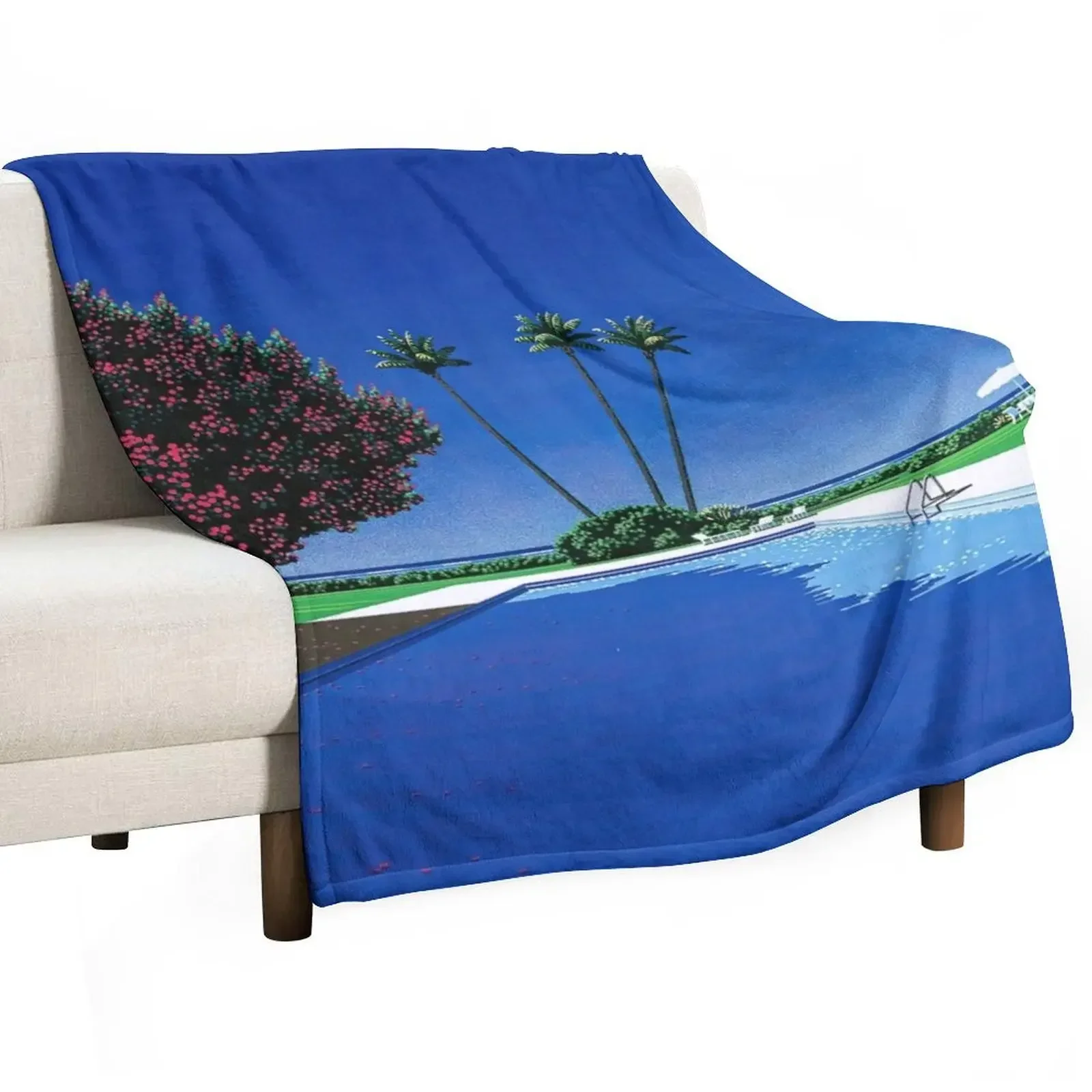 Time goes by - Hiroshi Nagai Throw Blanket Plush Moving Decorative Sofa For Decorative Sofa Nap Thins Blankets