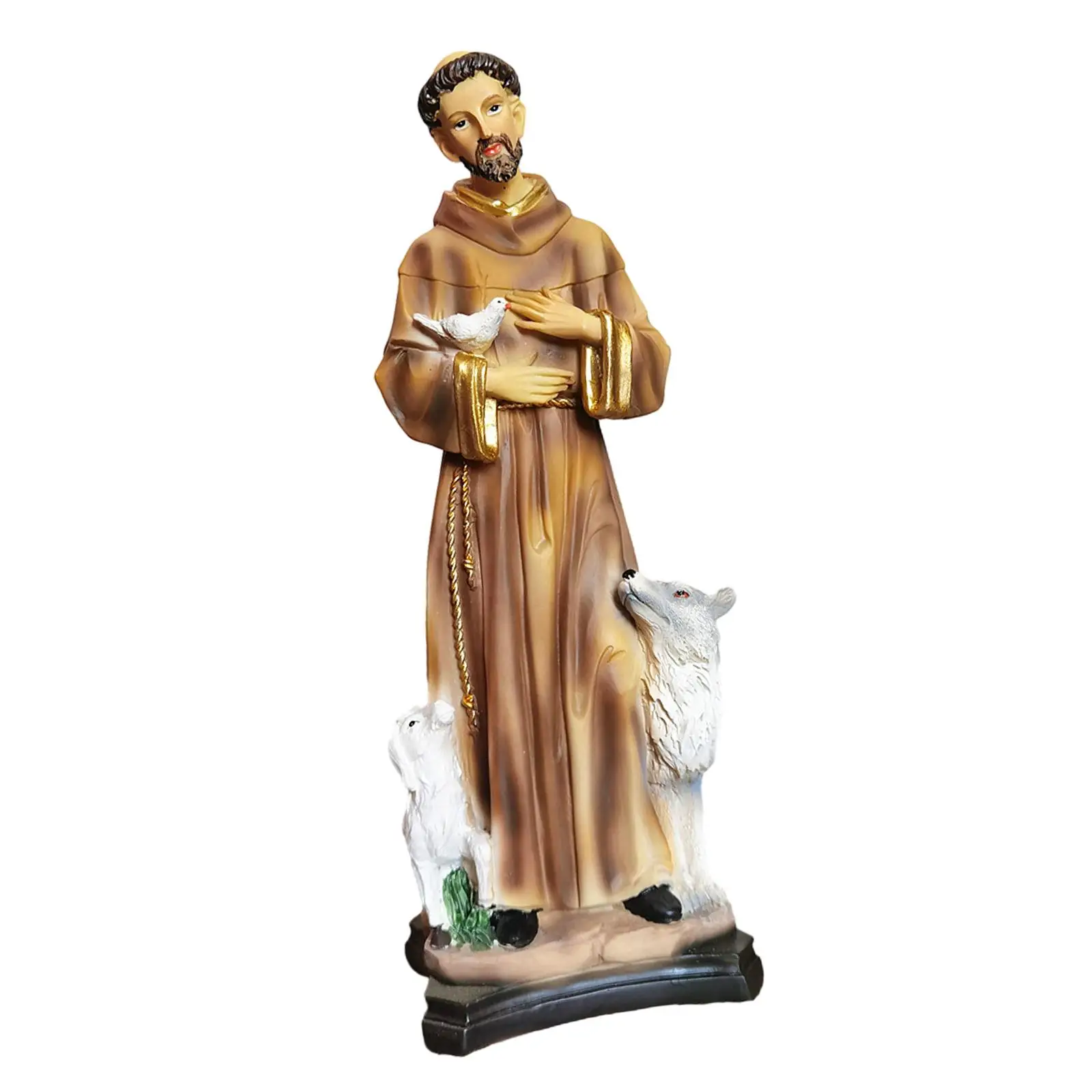 

Religious Figurine Decorative Resin Decor Crafts Traditional Character Sculptures for Living Room Yard Bar Hotel Bookshelf