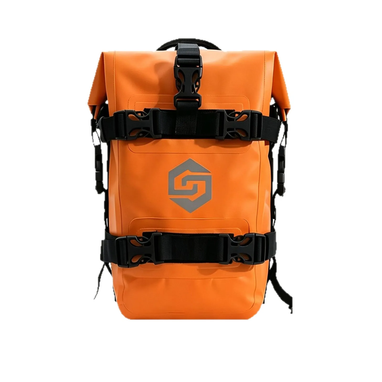 Waterproof Motorcycle Crash Bar Bag 7L Side Saddle Bag with Quick Release Straps, Reflective Logo and 500D PVC Coating for 4