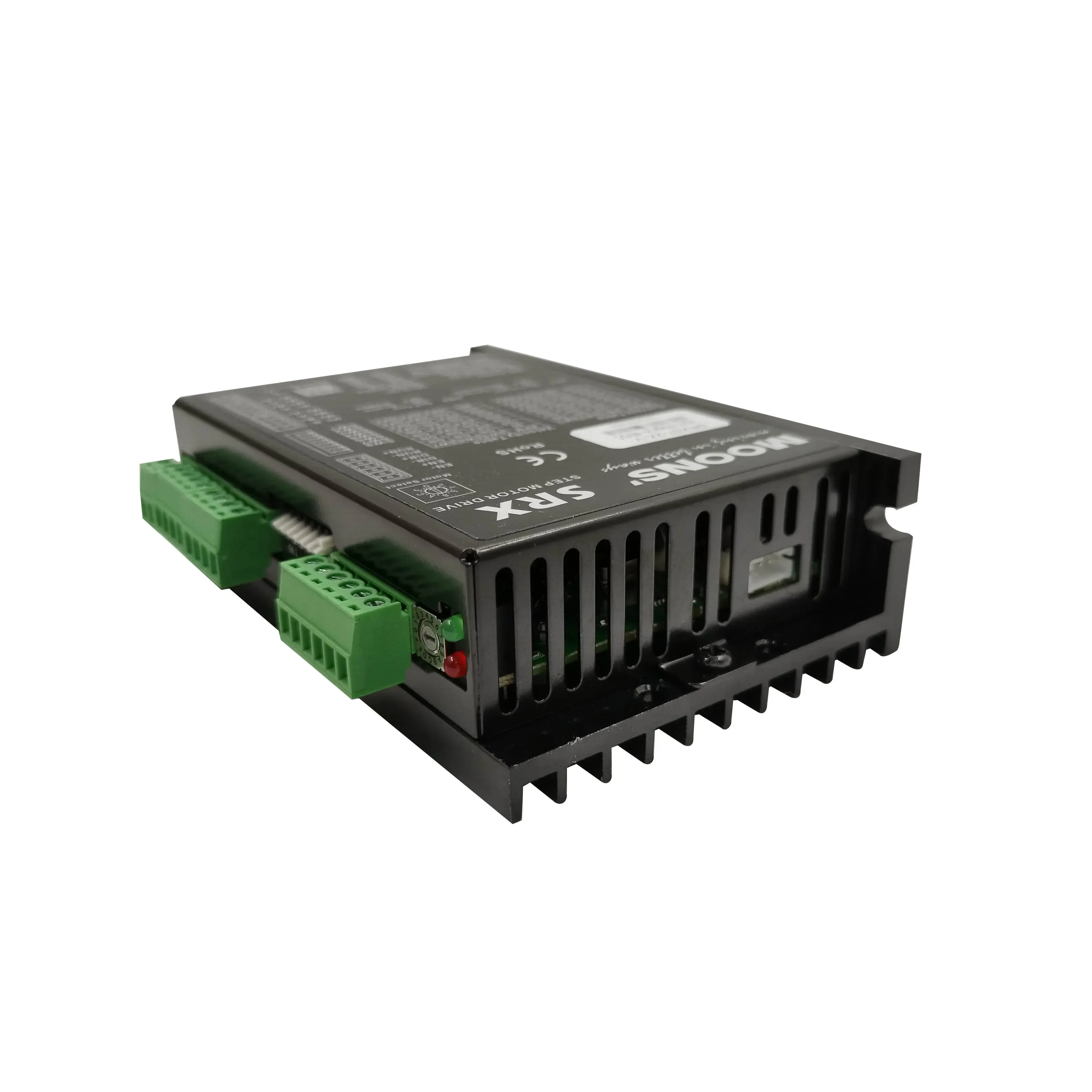 MOONS Digital IO Speed Mode One Pull Two Stepper Motor Driver Nema 24 34 Function Driver 2-Axis Drive for CNC SRX07-2X-V
