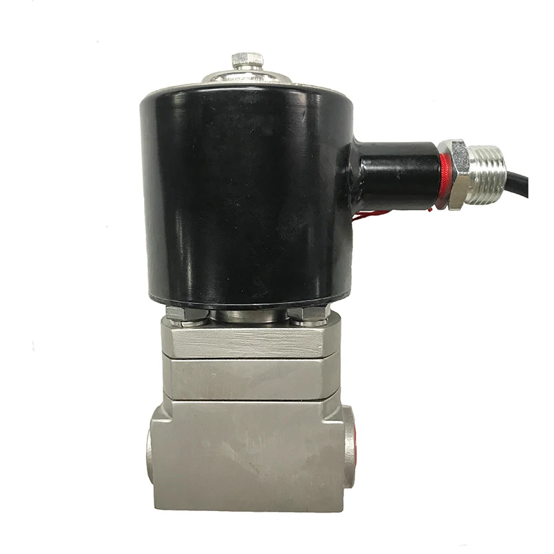 100bar 10MPa 2 way vinyl high pressure solenoid valve 1/4 3/8 24V Orifice 10mm SS304 DN10 normally close