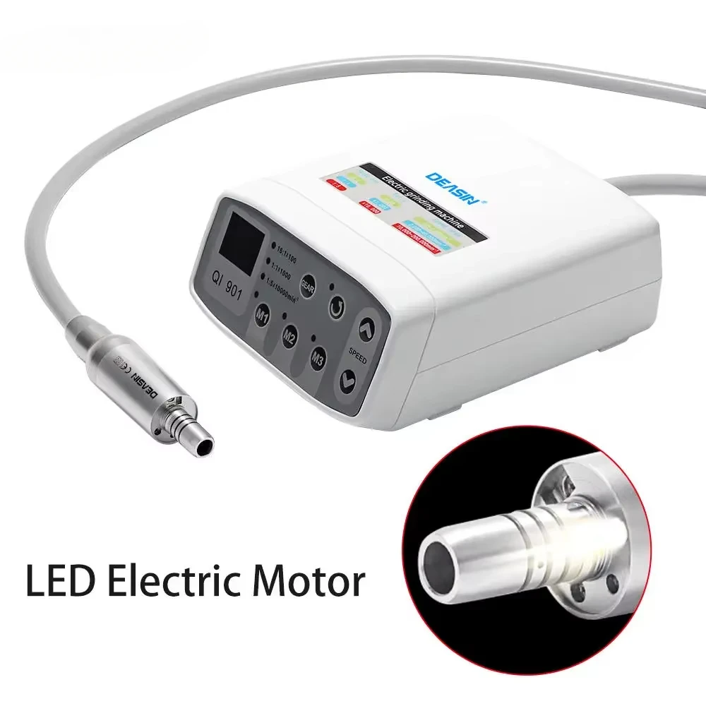 Professional 16:1/1:1/1:5 Brushless Motor Torques 3.4Ncm Lab Electric Micromotors Portable Equipment with Contra Angle Handpiece