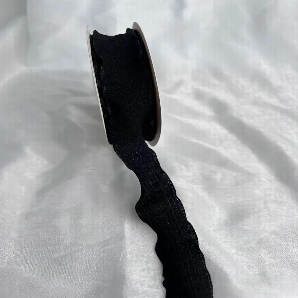 

Креативные 10-ярдовые ленты из пряжи «рыбий хвост», подарочная упаковка, букеты с волнистыми краями, плиссированные подарки, упаковочный материал, шифоновая лента 2,5 см