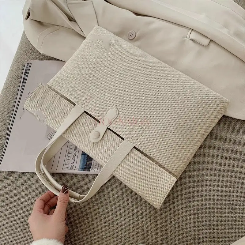1pcs High end, large capacity laptop bag, women's bag, versatile student bag, class bag, office bag