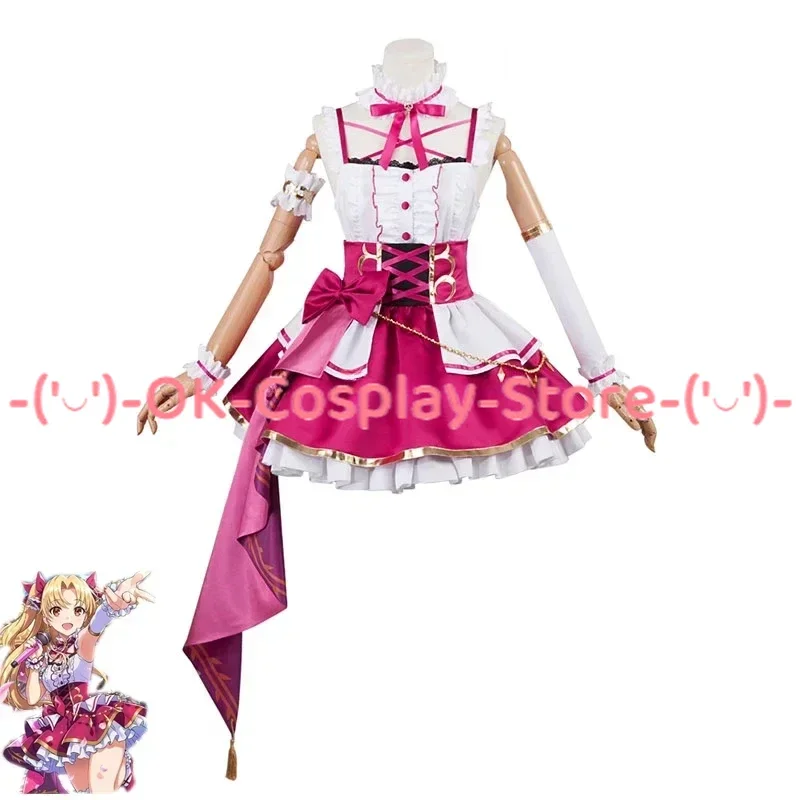 Game Fate Grand Order Idol Ereshkigal Cosplay Costume FGO Gorgeous Red Dress Halloween Carnival Uniforms Custom Made