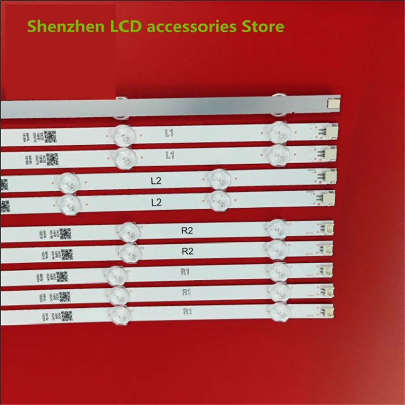 LED الخلفية لشريط الضوء ، 49E730A ، 6916L-1618A ، 1619A ، 1620A ، 1621A الشاشة ، LC490DUN ، 100% جديد