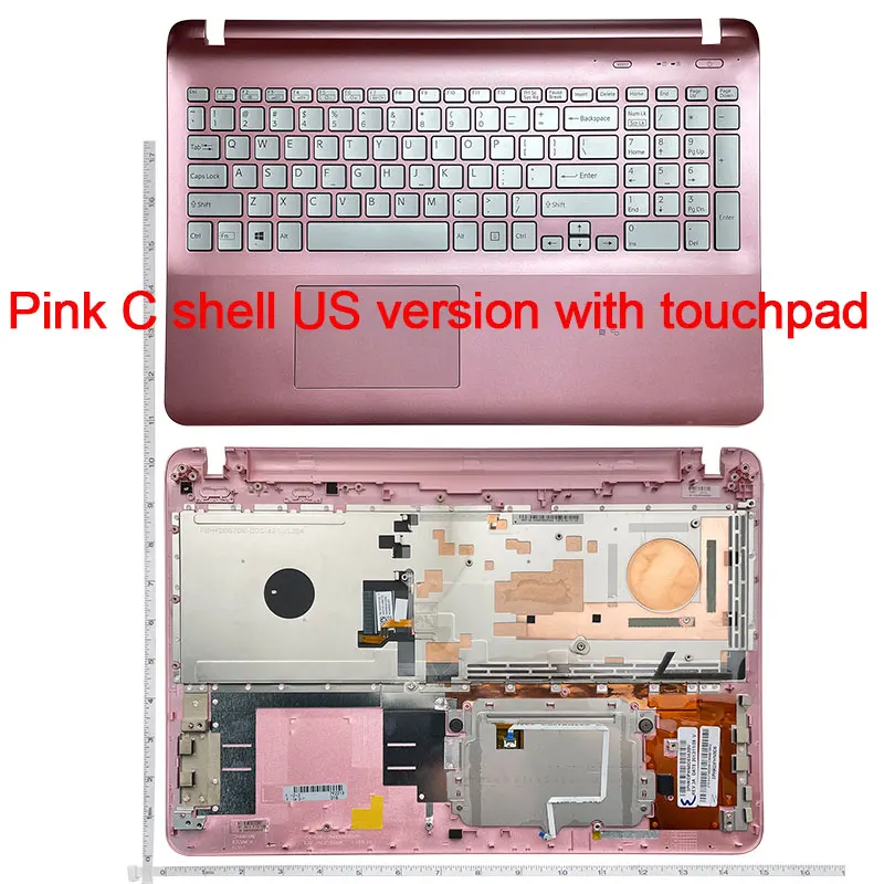 NOVA Capa para laptop para Sony vaio SVF152 SVF15 FIT15 SVF154 SVF153 SVF1541 SVF152A29V SVF1521ECXW tampa superior do apoio para as mãos/capa inferior