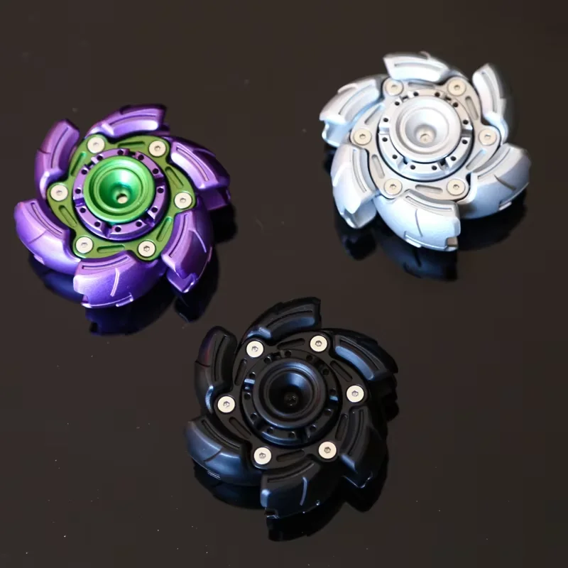 

EDC Zinc Alloy KaiJia Fidget Spinner Metal Toy ADHD Anxiety Relief Gift for Men