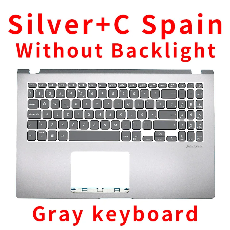 Imagem -03 - Teclado Retroiluminado para Laptop para Asus Vivobook Brasil Espanhol X509 X515 X509b X509d X509f X509j X509m X509u X509ua X509fa Capa