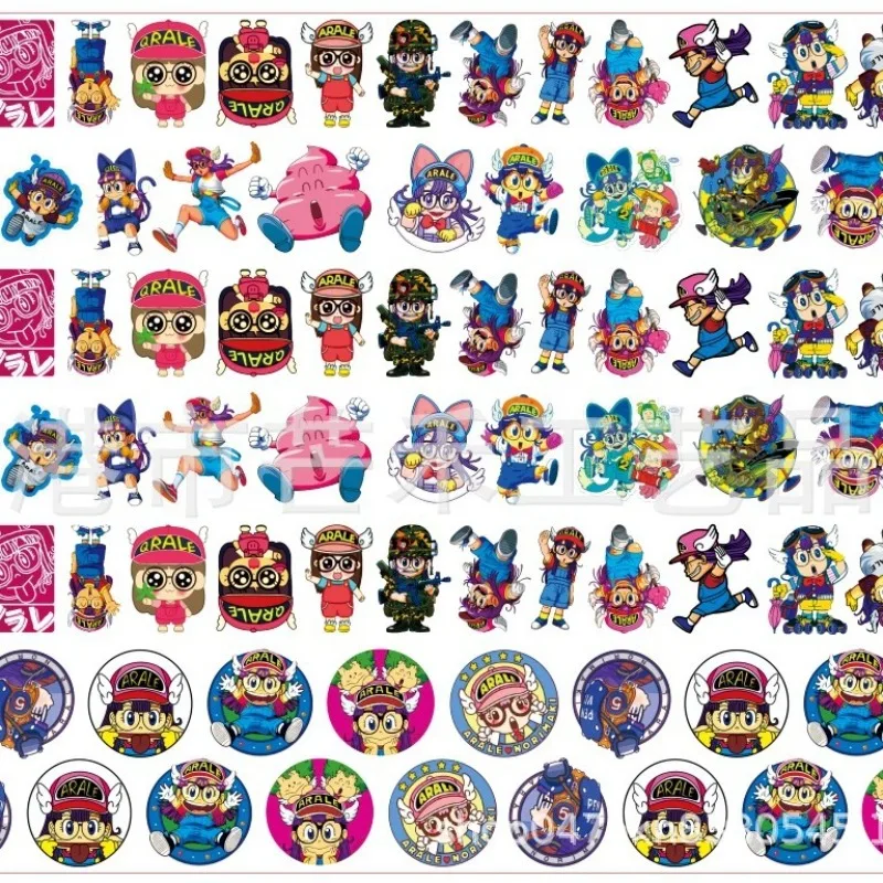 Cartoon anime My Hero Academia Arale acrylic patch double-layer 2cm/4cm/8cm handmade DIY keychain PP clip accessory material