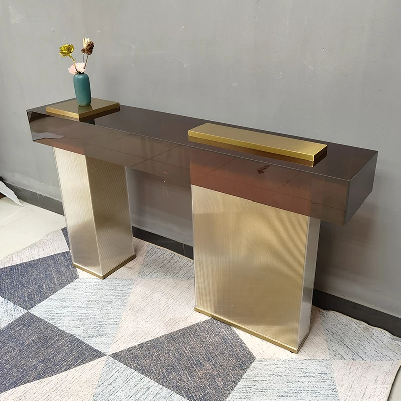 

Glamour Unique Console Table Modern Classic Storage Hall Way Table Corner Table Simple Senior Tische Furniture Living Room