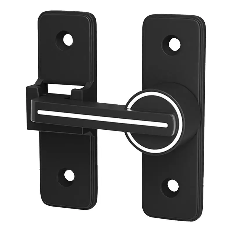 Latch Locks For Door 90/180 Degree Door Locks Heavy-Duty Security Latch Sliding Reinforcement Lock Anti-Burglary Wear-Resistant