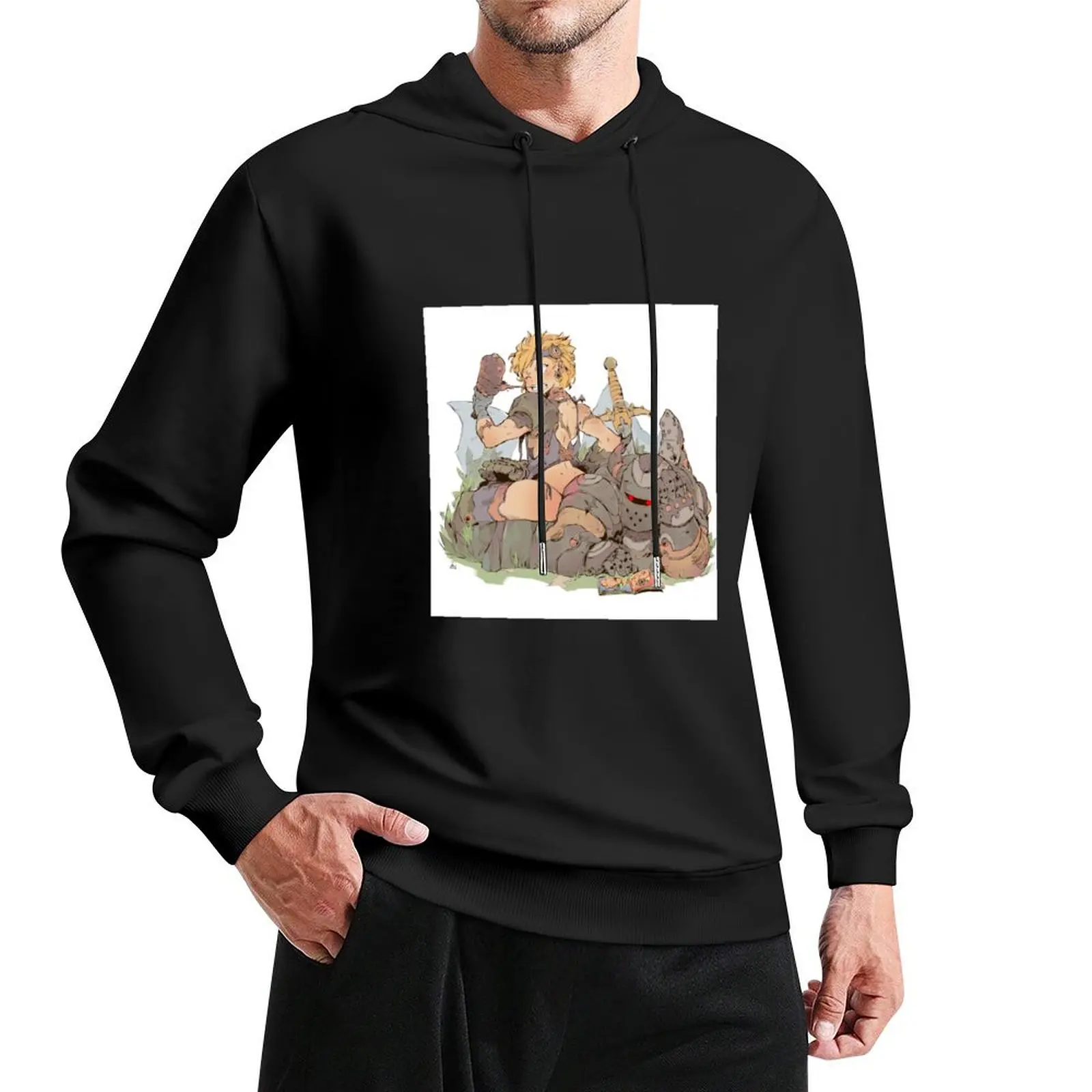 

Armored Girl Pullover Hoodie autumn jacket men men's sweat-shirt new hoodies and sweatshirts