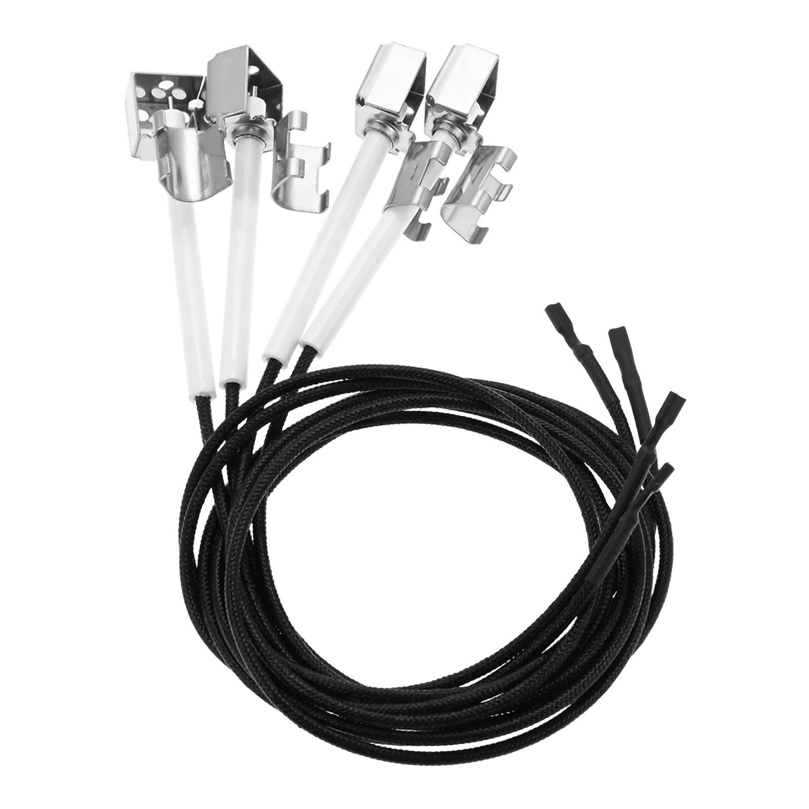 4Pcs Grill Ignitor Wire Fit for Charbroil Advantage 463343015 463344015 463240015 Ignition Ceramic Electrode Replacement Part