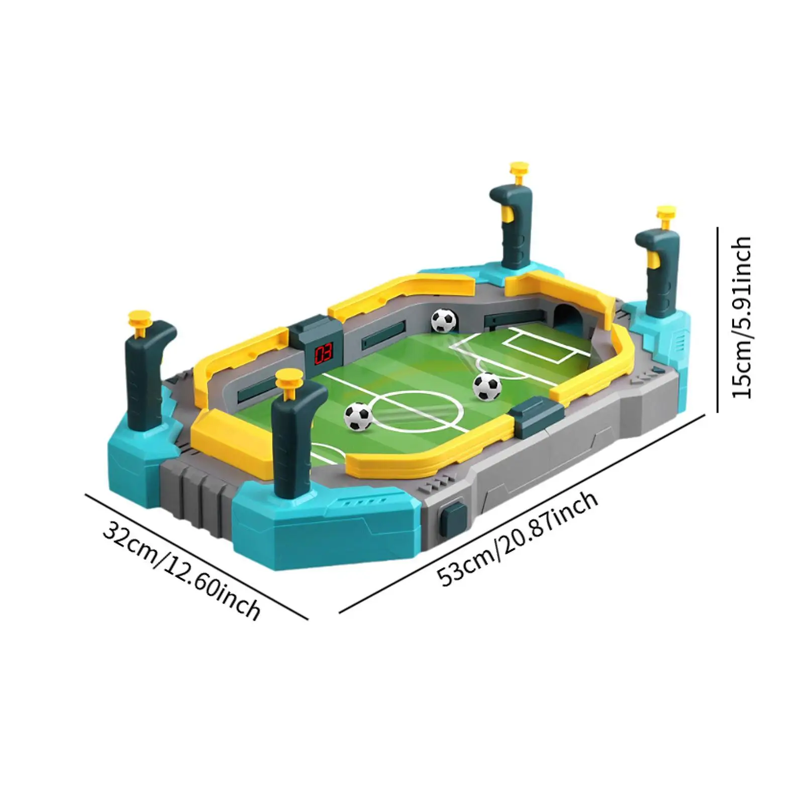 테이블탑 축구 게임 실내 스포츠 장난감 뒷마당을 위한 교육용 축구 게임
