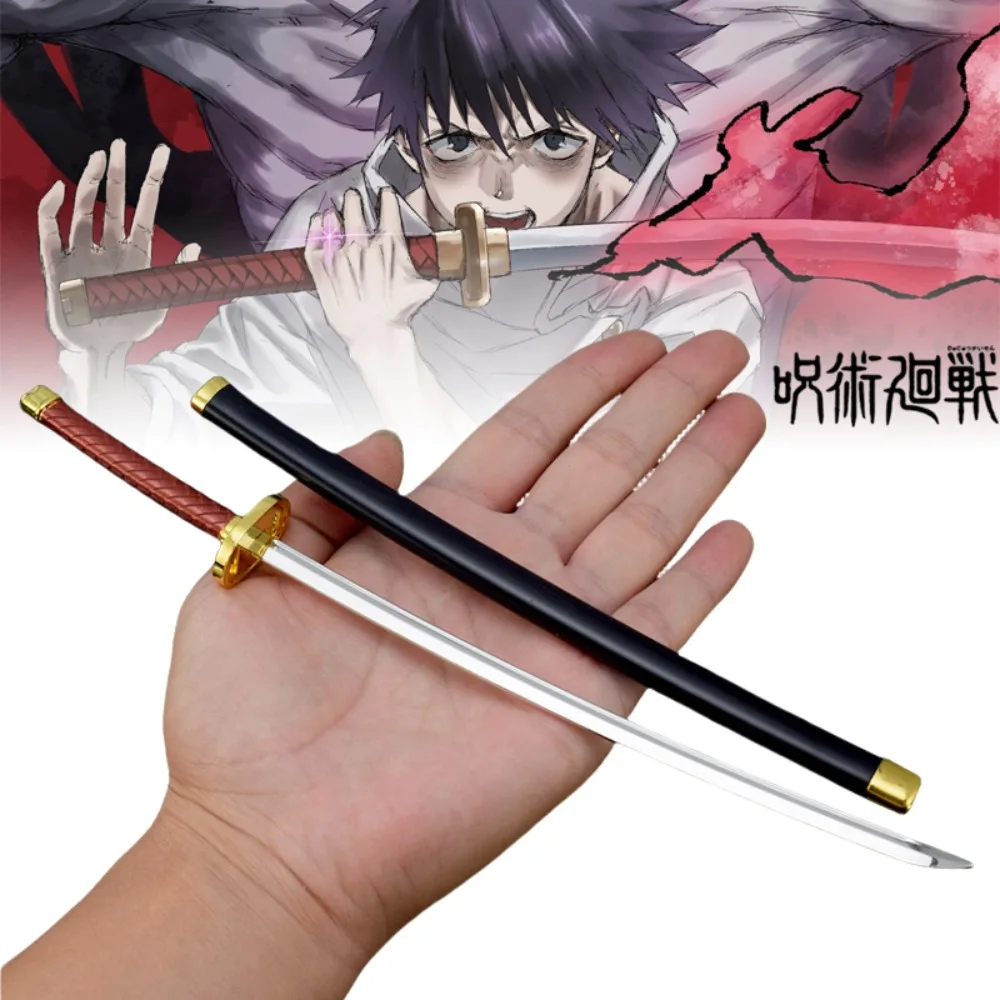 

10inch Okkotsu Yuta Katana Metal Sword Jujutsu Kaisen Sukuna Ninja Knife Blade Real Japanese Katana Samurai Sabre Anime Toy Gift