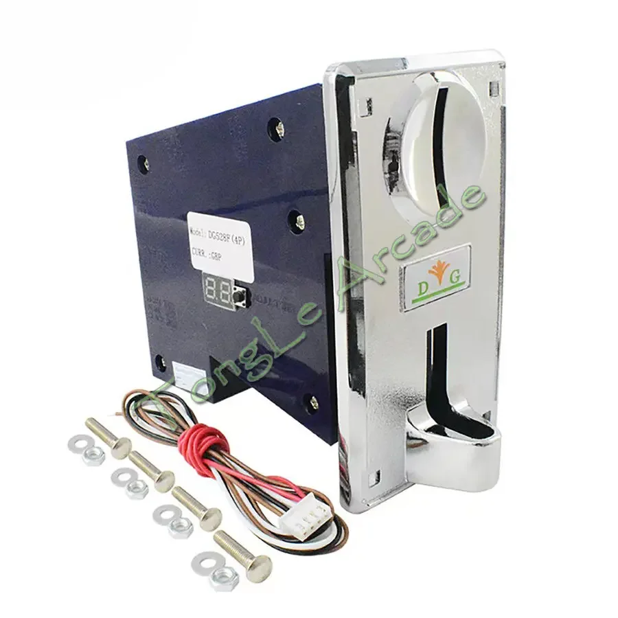 

DG528F Intelligent Multi Coin Acceptor for Arcade Game Vending Machine Accessory Parts, Multi Euro Coin Mech Selector