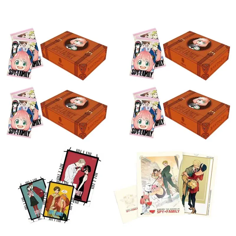 

SPYxFAMILY Collection Cards Box Huan Hai Cultural Anime Card Rare Hidden Card Beautifully Anime Perimeter Card Kids Toys