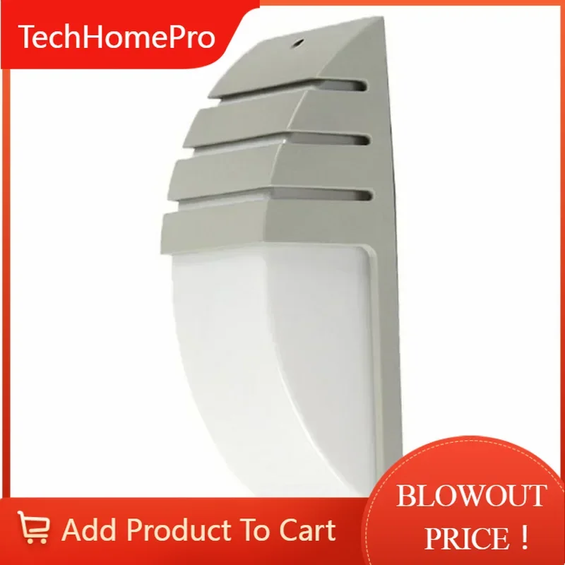 TechHPLED Aluminum Alloy Courtyard Modern Wall Lamp Waterproof Porch AC90-260V 9W Wall Lamp Garden