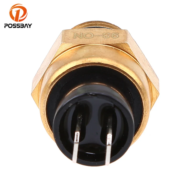 POSSBAY M16/16mm Motorcycle Radiator Cooling Fan Thermo Switch Sensor for Benelli Cafe Racer Motocross Accessories