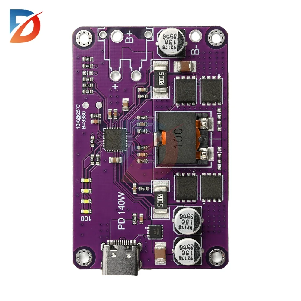 PD3.1 tot 140W snellaadvermogensmodule 3S 4S 5S 6S Type C interface lithiumbatterij oplaad- en ontlaadmodule