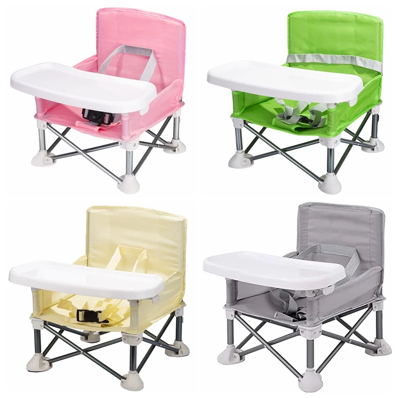 Baby Booster Seat Dining Chair Portable Travel Folding Kids With Feeding Chair Outdoor Beach Seat Baby Furniture Supplies