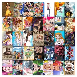 60pcs Cartoon One Piece Cool Graffiti Stickers Suitcase Laptop Skateboard Waterproof Sticker Decora Wholesale Kids Decals Toy