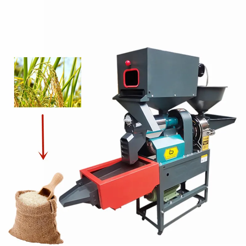 Rice Huller and Milling Machine with Vibrating Screen/ Paddy Rice Husk Removing Machine Grinding Machine
