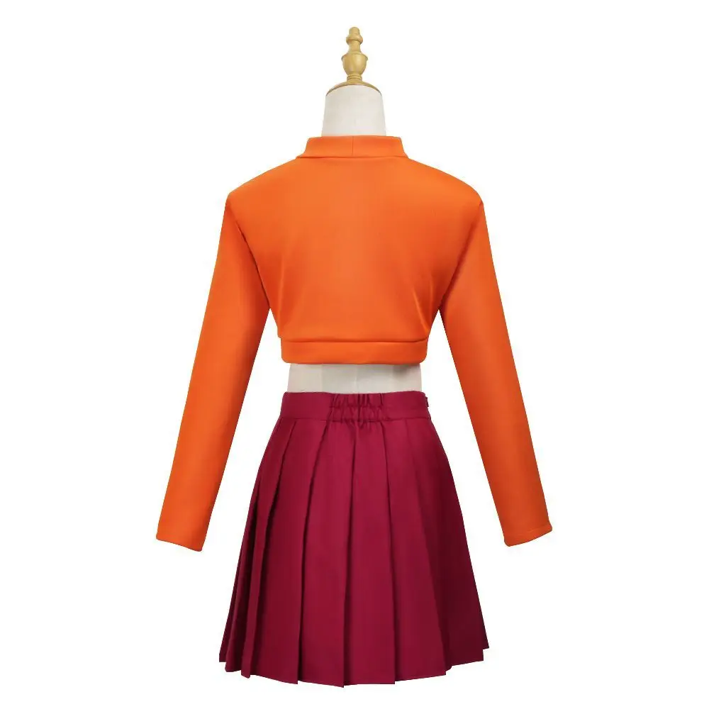 أنيمي دافني بليك فيلما سيراجام تأثيري حلي شعر مستعار 2002 فريد أشعث سكوبيدو فستان مُصمم حسب الطلب هالوين عيد الميلاد الزي النساء #6