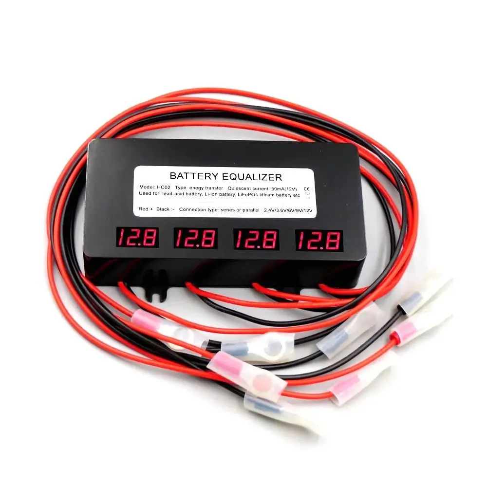 

HC01 HC02 Battery Balancer Lead Acid Battery Equalizer Charger Regulators Controller with LED Digital Dispaly 24V 48V