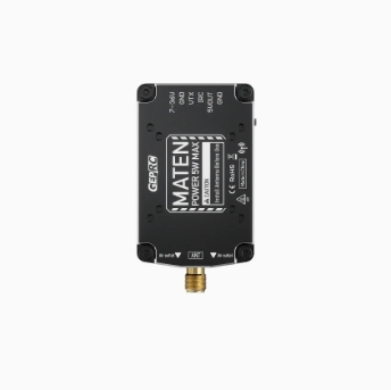AvaCoreGEPRC MATEN 1.2G 5W VTX PRO 5000mW Long Range Flight RC Tramp VTX Control Protocol DIY RC FPV Quadcopter Freestyle Drone