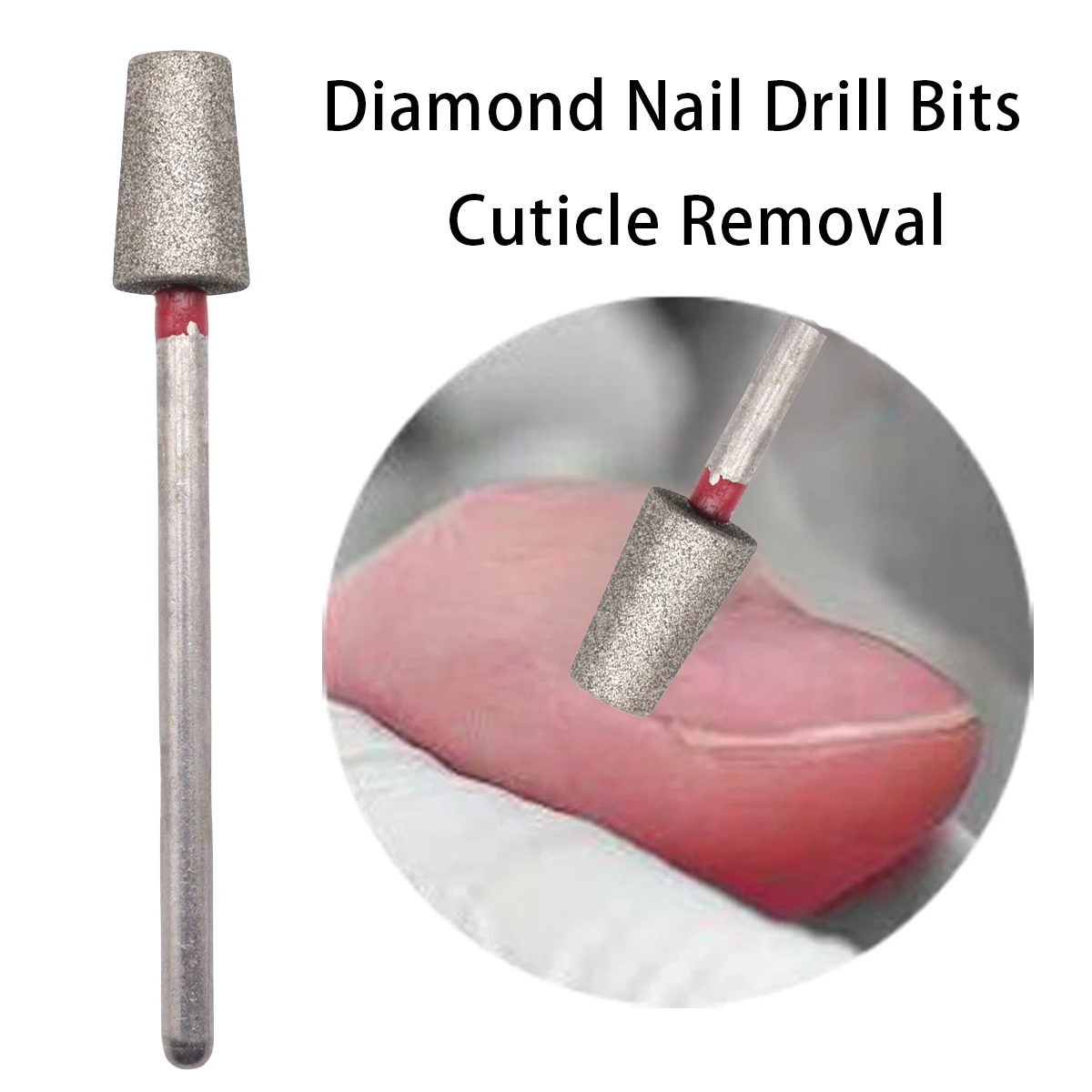 1PCS Electric Nail Drill Bits Diamond Milling Cutters Manicure Gel Polish Remover Cutter Cuticle Drill Bit Nail Art Tools