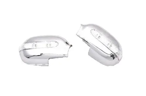 

Высококачественная хромированная крышка зеркала со светодиодной боковой мигалкой для Toyota Corolla 93-97, бесплатная доставка