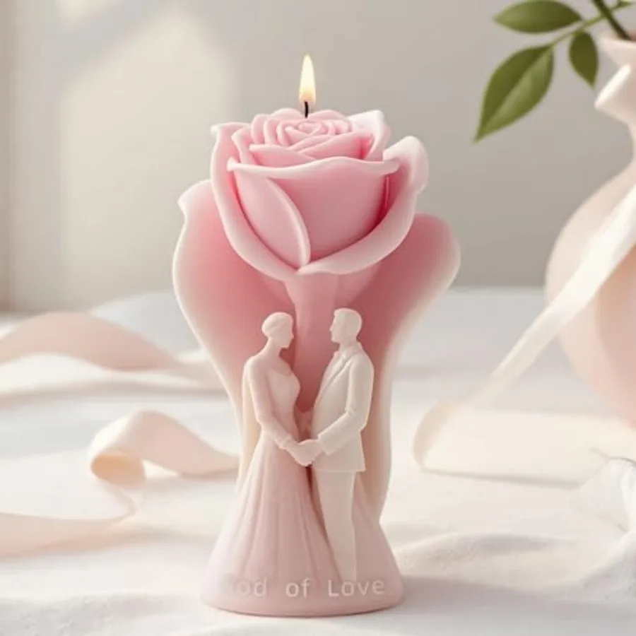 

Couple Love Cylinder Molds Silicone Wave Spiral Candle Mold - Silicone Resin Casting Molds for Candle and Resin and Soap Craft