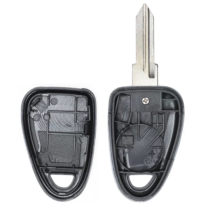 KEYECU 10PCS/Lot Zamienny nieobcięty transponder Zapłon Obudowa kluczyka samochodowego z ostrzem GT10 - FOB do Fiata IVECO DUCATO