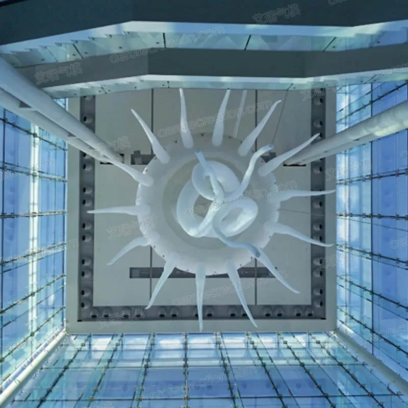 11m Museum Decorative Giant Inflatable Octopus Model Stage  Hanging Inflatable Artistic Jellyfish