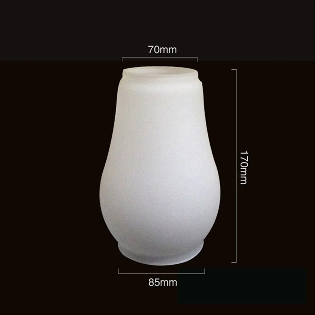 Curvy Chimney Glass Lamp Shade Replacement for Kerosene Oil Lamps Vintage Crack Glass Lampshade Hurricane Lamp Oil Lantern Cover